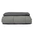 A grey and black Pillowtex Bamboo Duvet Cover for Weighted Blanket on a white background.
